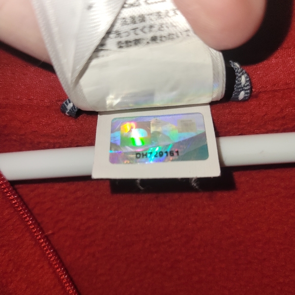 The North Face 1/4 Zip   Mens L Red Gray TKA 100 Fleece Hiking Outdoor - Picture 5 of 10